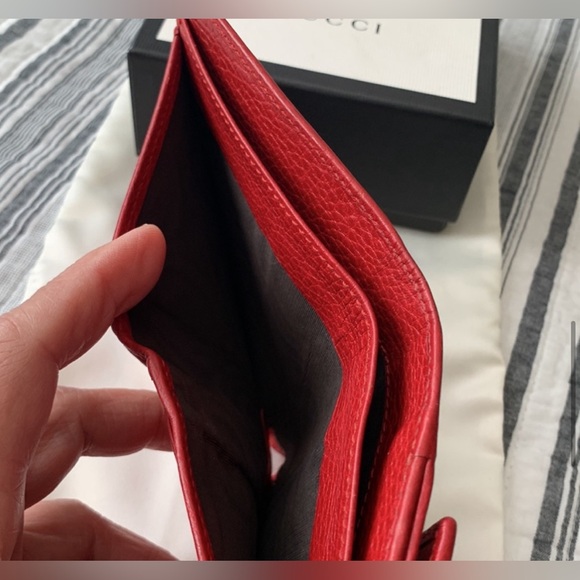 Gucci French flap wallet ❤️🍓 - Picture 6 of 7